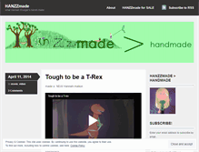 Tablet Screenshot of hanzzmade.com